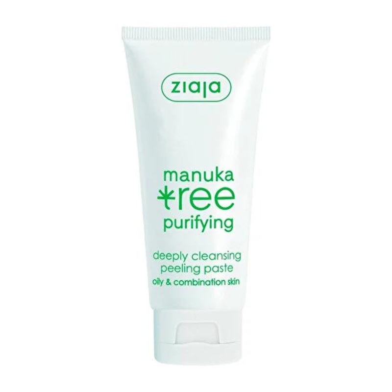 Ziaja Manuka Honey Facial Peel: Acne & Blackhead Removal with Gentle Exfoliation | Pore Cleansing, Sebum Control & Skin Imperfection Treatment