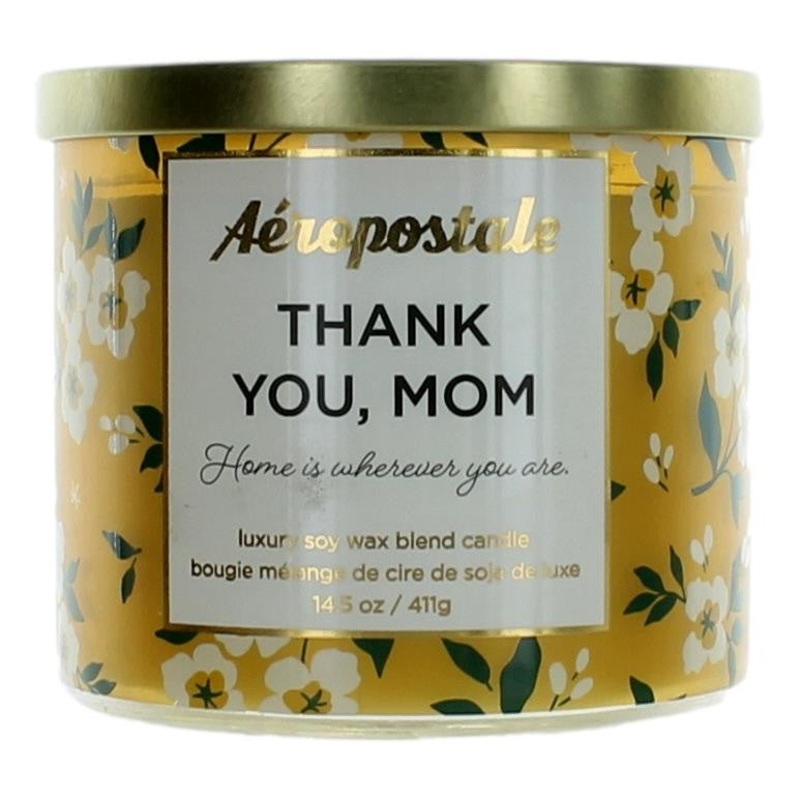Aeropostale 14.5 oz Soy Wax Blend 3 Wick Candle – Thank You Mom