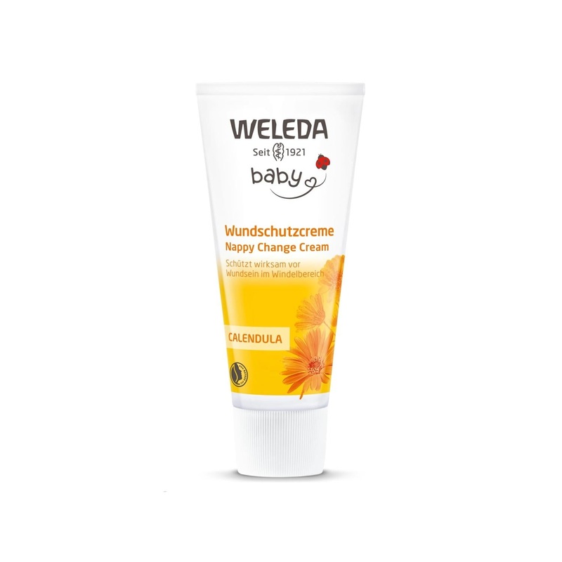 Weleda Baby Calendula Diaper Cream – Natural Soothing Relief for Sensitive Skin, 2.54 fl oz