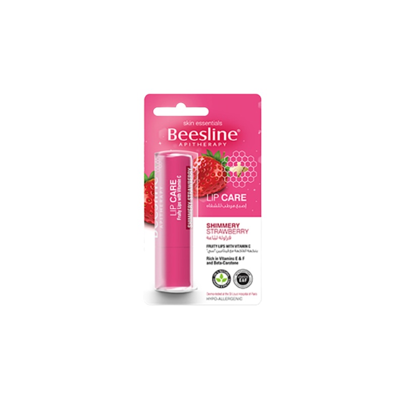 Beesline Lip Care Shimmery Strawberry