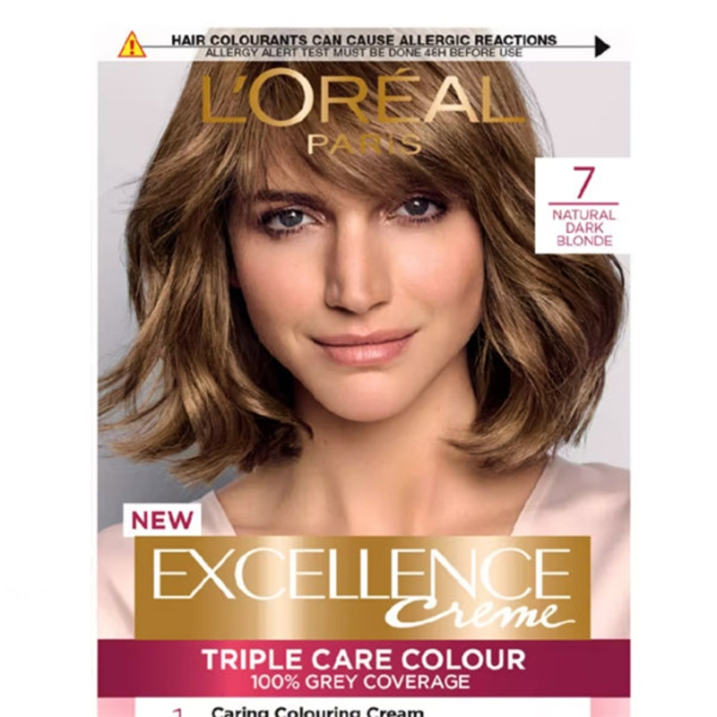 L’Oreal Excellence Permanent Hair Colour 7 Natural Dark Blonde