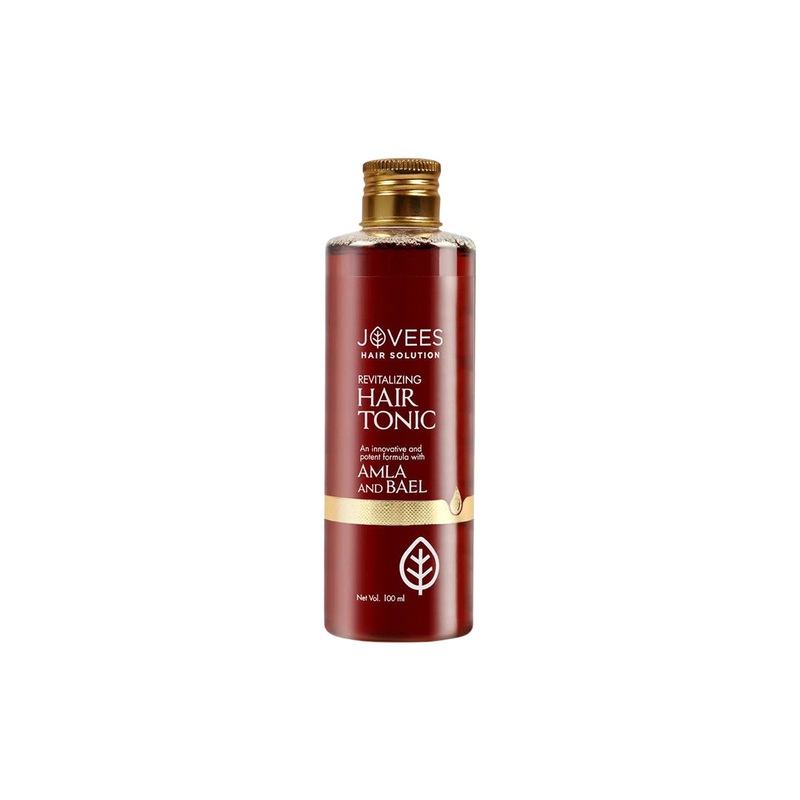 Jovees Revitalising Amla & Bael Hair Tonic | Long, Strong & Thick Hair 100ml
