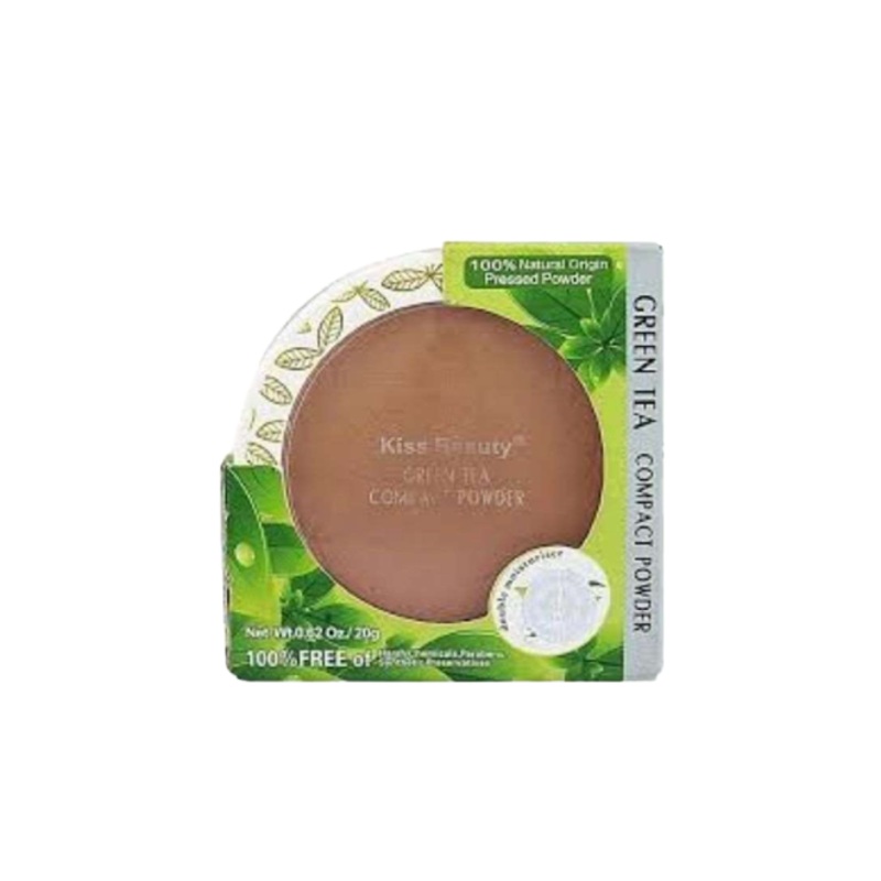 Kiss Beauty Green Tea Compact Powder Kiss Beauty Green Tea Compact Powder