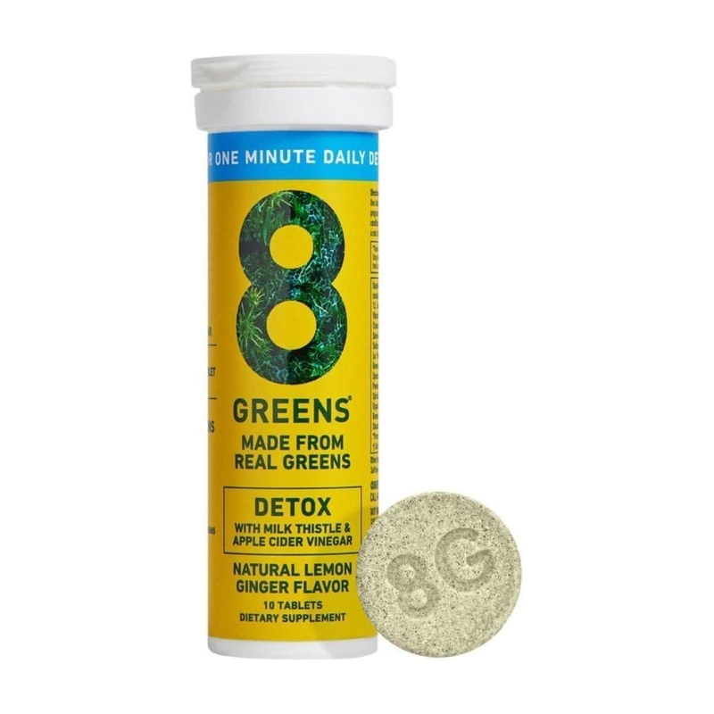 8Greens Detox Fizzy Tablets  Lemon Ginger (10 Count) | Daily Greens