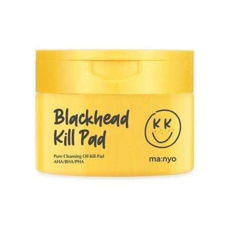 ma:nyo Blackhead Pure Cleansing Oil Kill Pad  50 Pads (200ml) | 10-Second Blackhead & Sebum Removal
