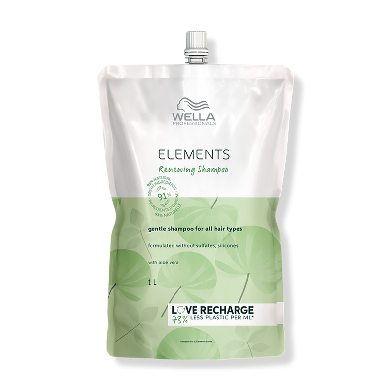Wella Elements Renewing Shampoo Pouch – 33oz 33.OZ