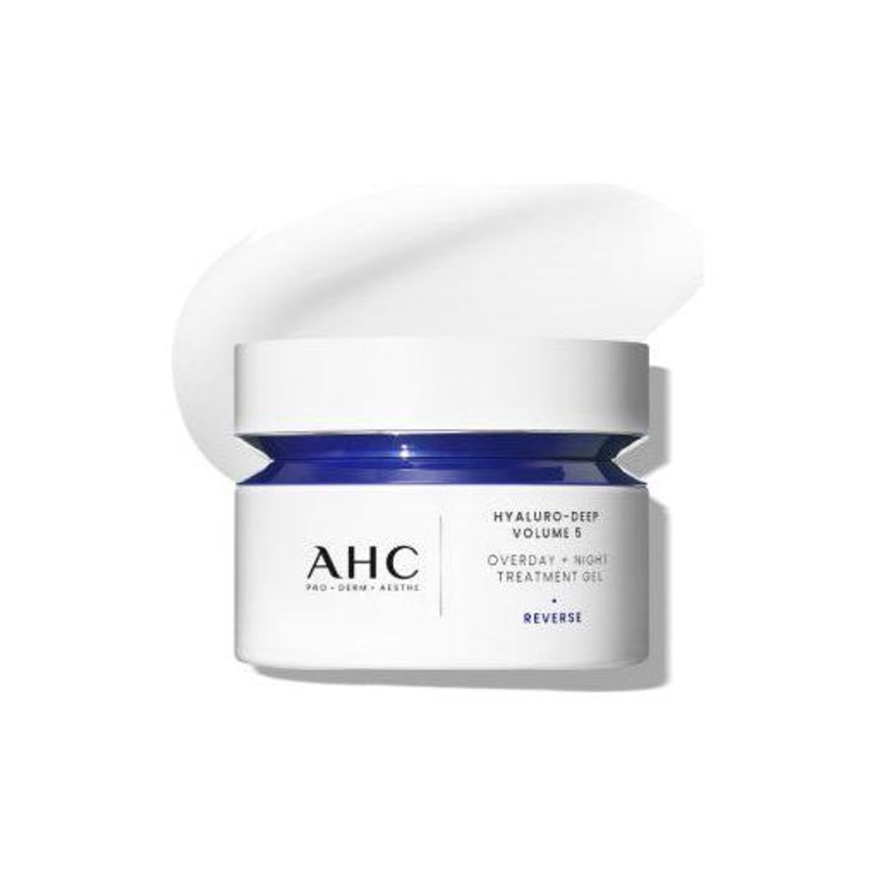 AHC Hyaluro Deep Volume 5 Overday + Night Treatment Gel 50ml | 12-Hour Hydration & Elasticity Boost