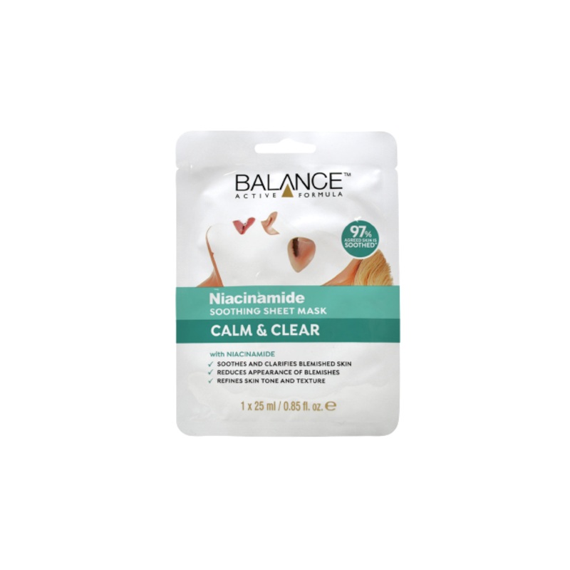 Balance Niacinamide Calm And Clear Sheet Mask