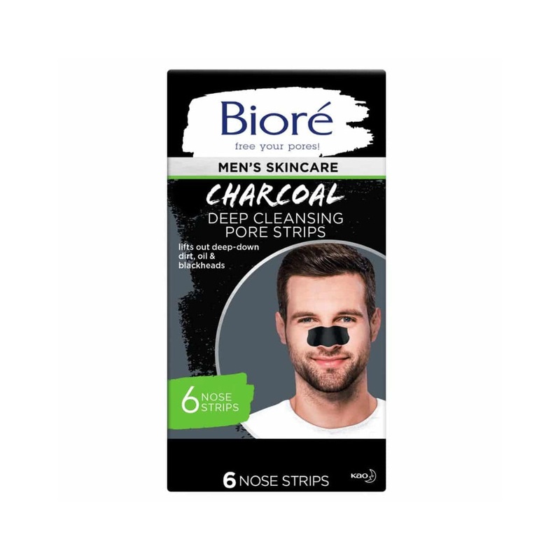 Biore Men Charcoal Deep Cleansing Pore Strips 6 Strips – AU