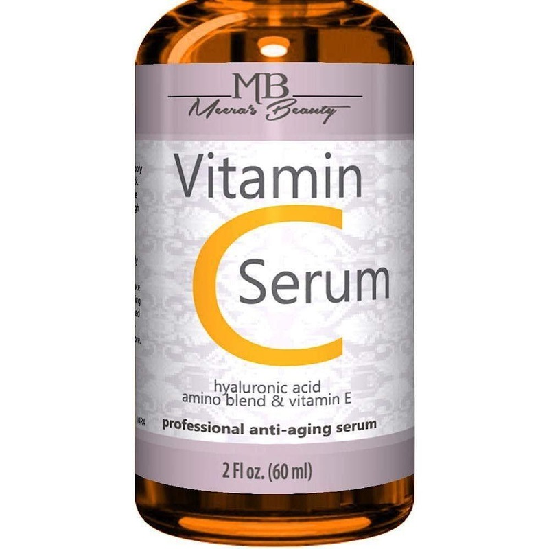 MB Professional Vitamin C Serum  60ml | Double Size Anti-Aging Brightening Serum with Hyaluronic Acid, Vitamin E & Botanical Extracts