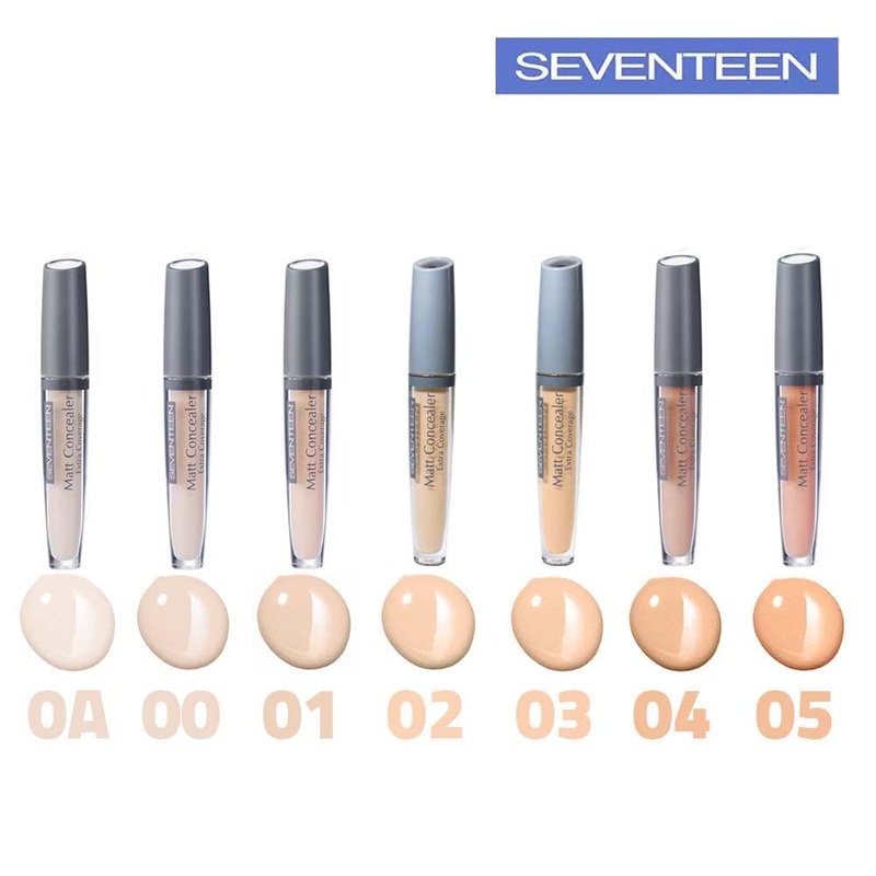 Seventeen matt concealer extra coverage 0