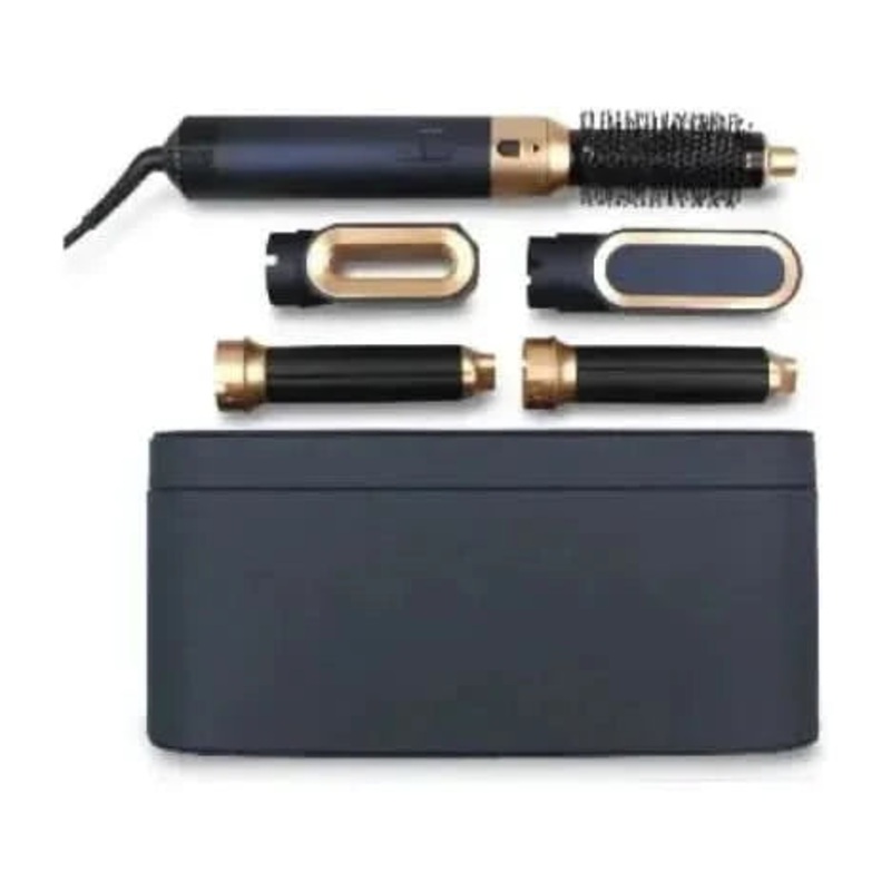 5-in-1 Multi Hair Styler & Curling Iron  Versatile Styling Tool for Straightening, Curling, and Volumizing EU Leather Box