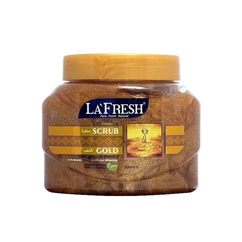 LaFresh Gold Face & Body Scrub 500ml