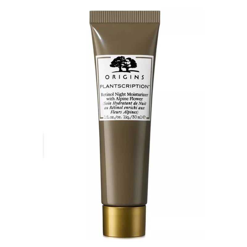 Origins Plantscription Retinol Night Moisturizer with Alpine Flower – Fights Dullness, Dryness, Lines, Pores & Uneven Skin Tone – 1 fl. oz / 29.6 mL