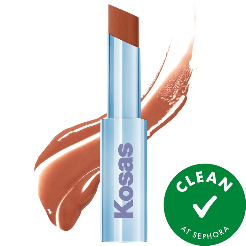 Wet Stick Moisturizing Sheer Lipstick: Ceramides, Squalane, Hydrating Vegan Lip Balm for Natural Color & Shine