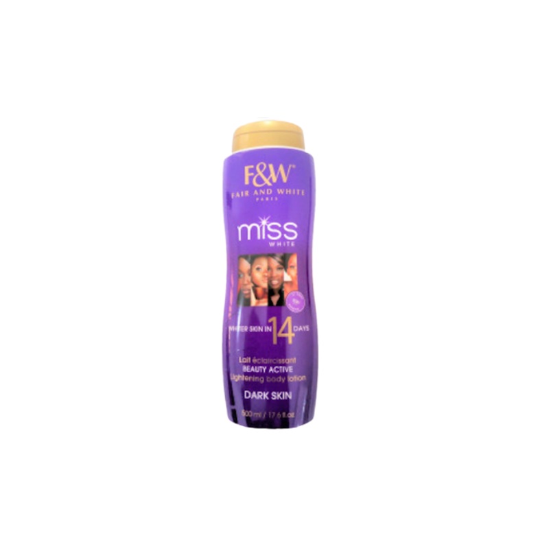 Fair And White Miss White Lotion Purple 207ML