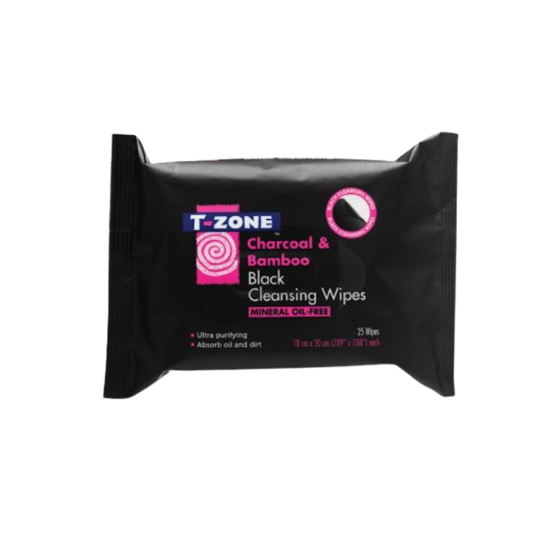 T-Zone Charcoal Bamboo Wipes