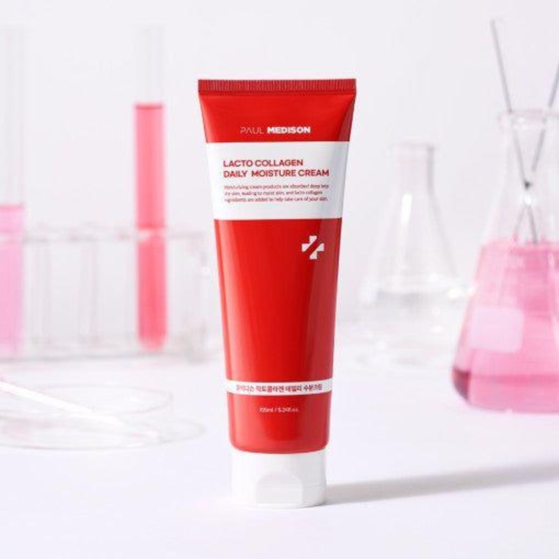 PAUL MEDISON Lacto Collagen Daily Moisture Cream  155ml | Everyday Hydration & Elasticity Boost