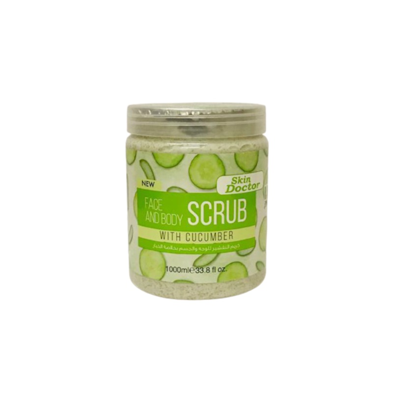 Skin Doctor Face And Body Scrub Cucumber 1000ML