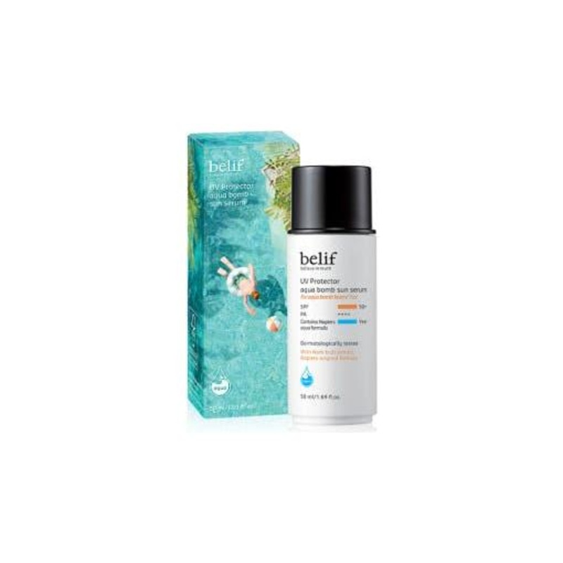belif UV Protector Aqua Bomb Sun Serum  50ml (Summer Edition) | SPF 50+ PA++++