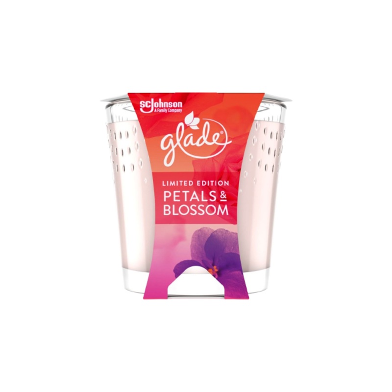 Glade Petals And Blossom Scented Candle