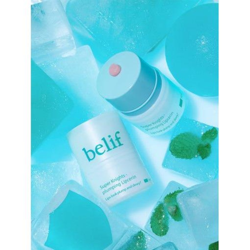 belif Super Knight Mint Plumping Lipcerin  15ml   Hydrating, Cooling & Plumping Lip Treatment for Smooth, Fuller-Looking Lips