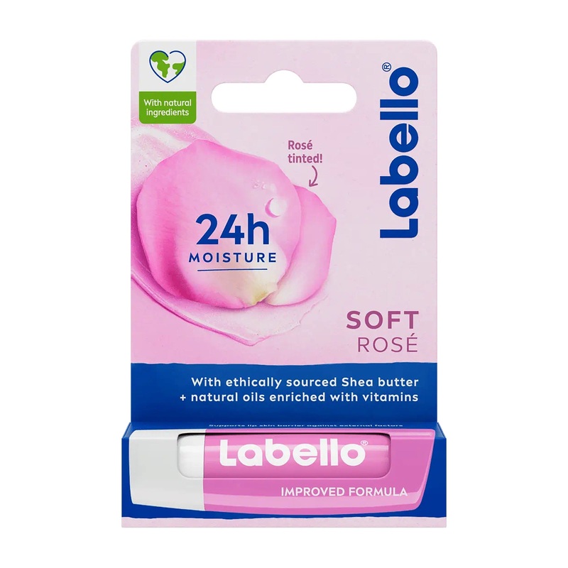 Labello Soft Ros 24h lip balm, 4.8 g