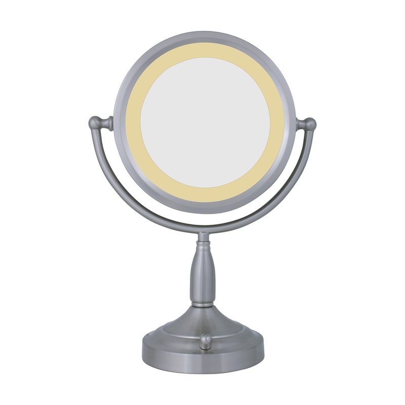 Zadro 11″ Round Lighted Dual-Sided Mirror 8X/1X RDV68