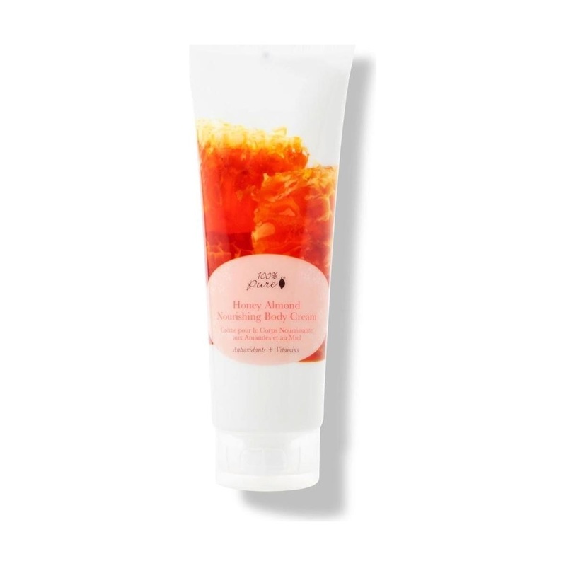 100% PURE Honey Almond Nourishing Body Cream  240ml | Deep Hydration & Anti-Aging Body Care