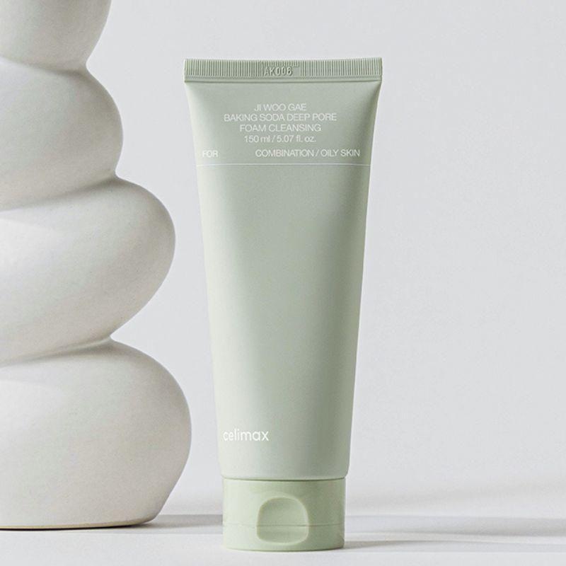 celimax JI WOO GAE Baking Soda Deep Foam Pore Cleansing  150ml | Deep Pore Purifying & Sebum Control