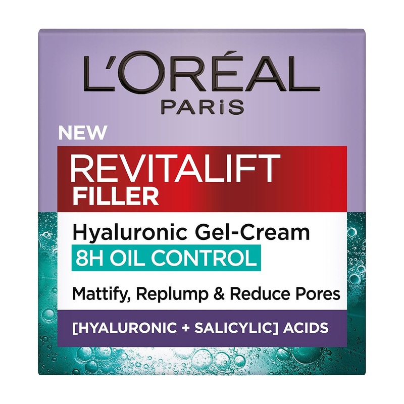 Loreal Paris Revitalift Filler 8h oil control hyaluron gel-cream, 50 mL