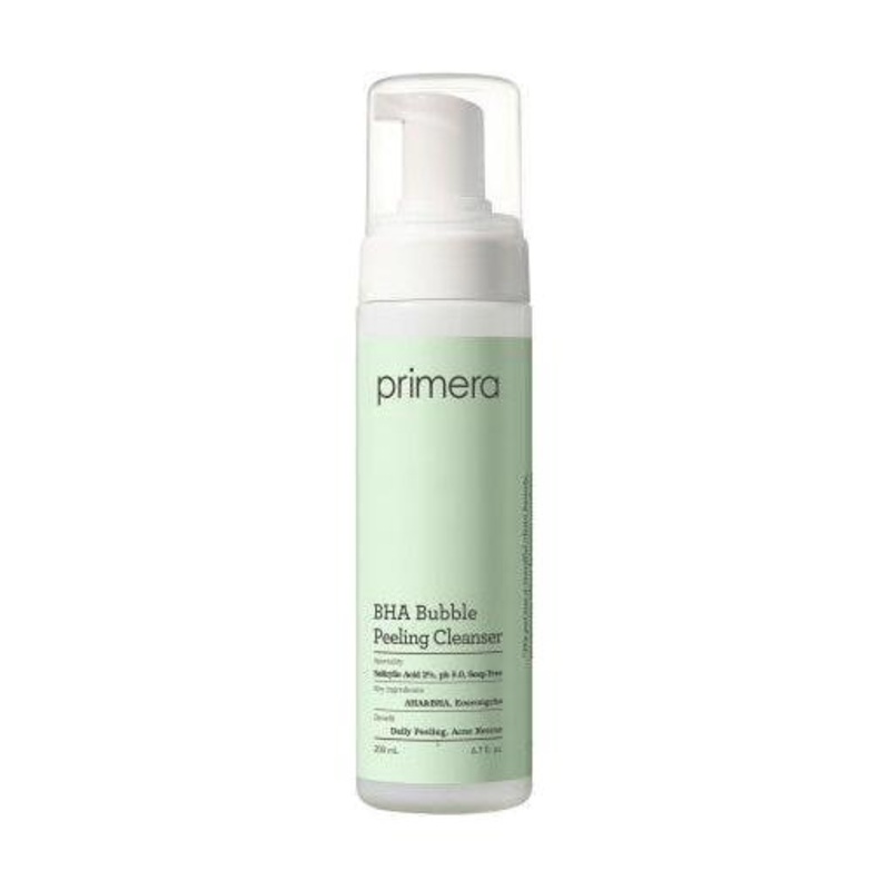 Primera BHA Bubble Peeling Cleanser  200ml | Daily Exfoliating Foam for Clear, Balanced Skin