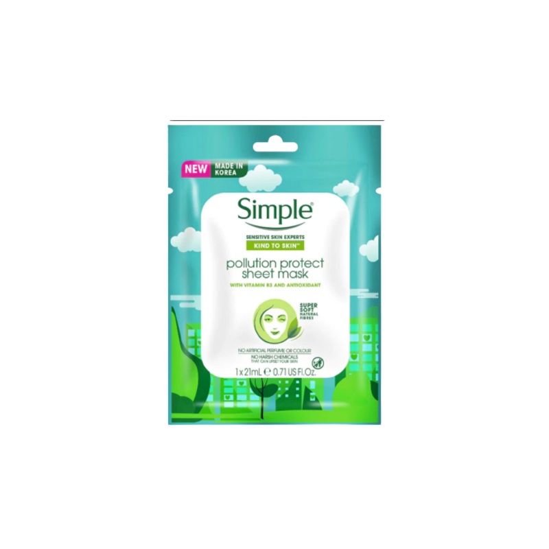 Simple Pollution Protect Sheet Mask