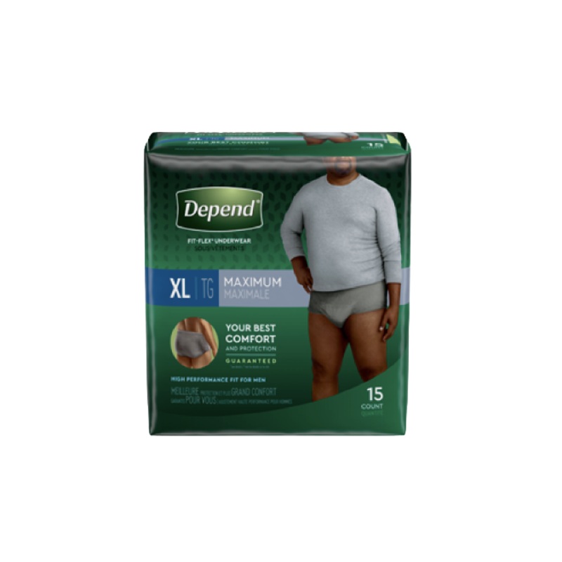 Depend Fit- Flex Underwear 15 Count