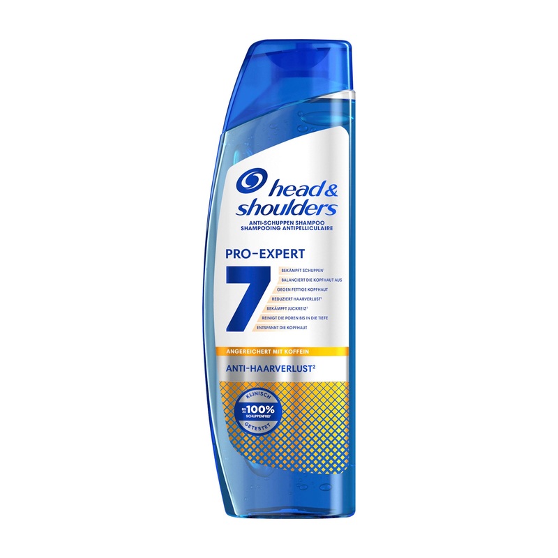 head&shoulders Pro-Expert 7 Anti-hair loss anti-dandruff shampoo, 250 mL