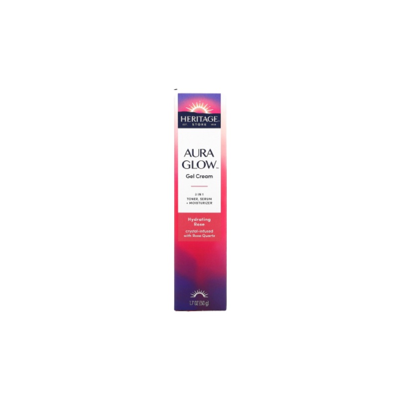 Heritage Aura Glow Gel Cream 3In1 Hydrating Rose