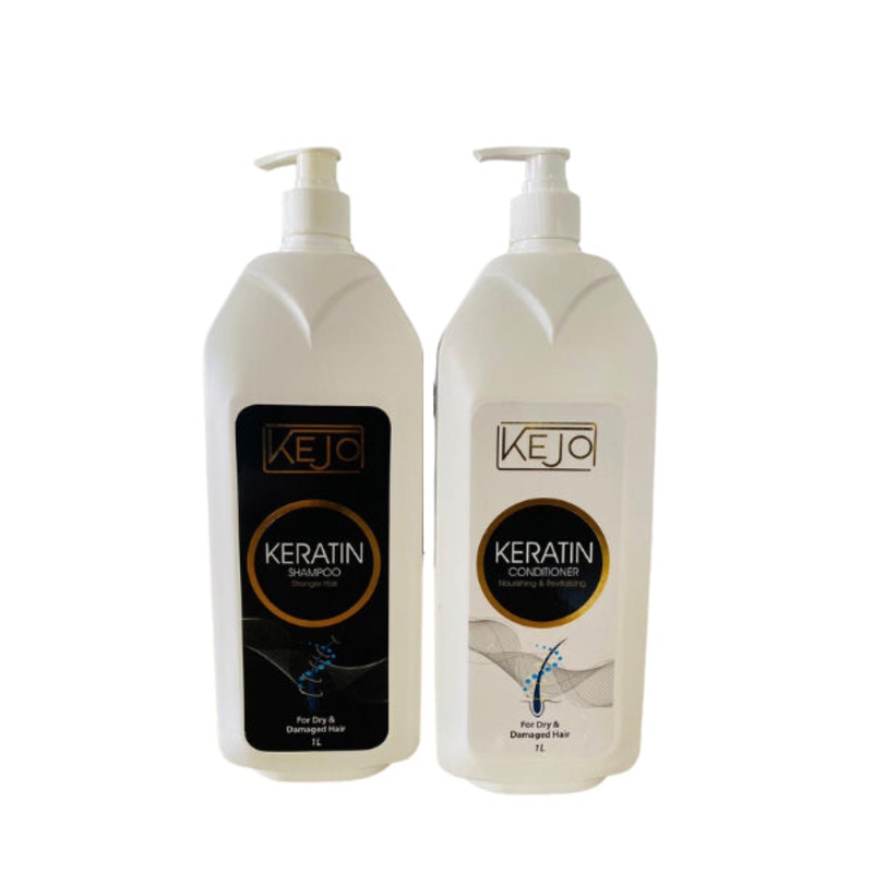 Kejo Keratin Shampoo & Conditioner  1l BundlePack