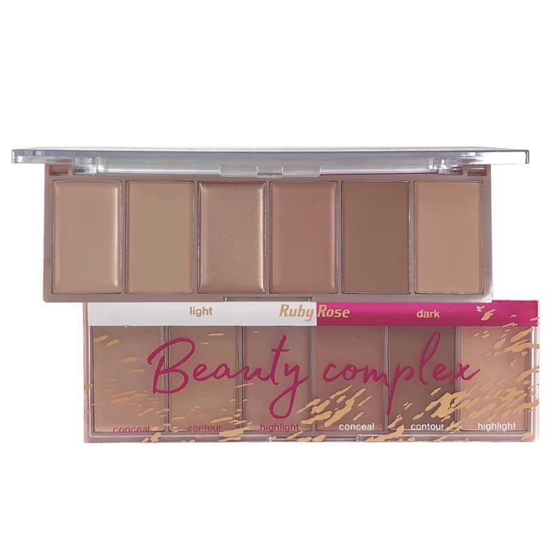 ruby rose beauty complex light & dark concealer palette HB 7518