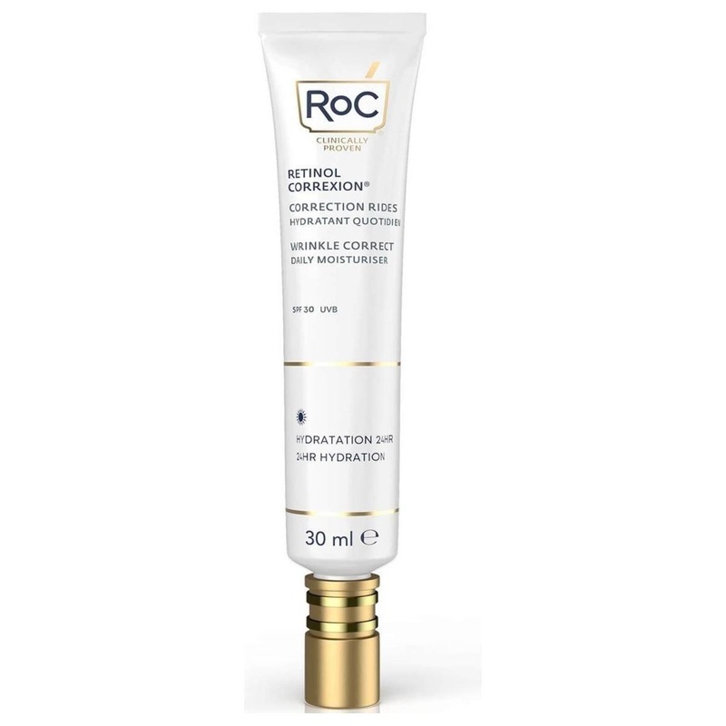 RoC Skincare Retinol Correxion Wrinkle Correct Daily Moisturiser SPF 20  30ml | Anti-Wrinkle Hydration with Daily Sun Protection