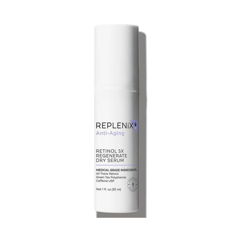 Replenix Anti-Aging Retinol 5X Regenerate Dry Serum  30ml | Advanced Retinol Treatment for Fine Lines, Wrinkles & Uneven Tone