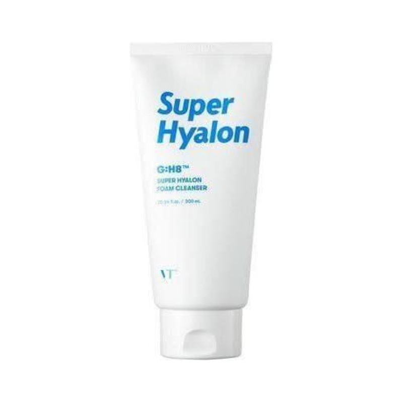 VT Super Hyalon Foam Cleanser  300ml | Deep Cleansing & Moisture-Locking with G:H8 & Astringentlex