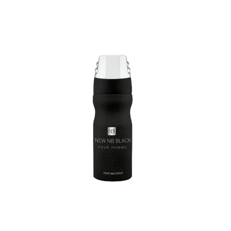 New Nb Black Pour Homme Body Spray