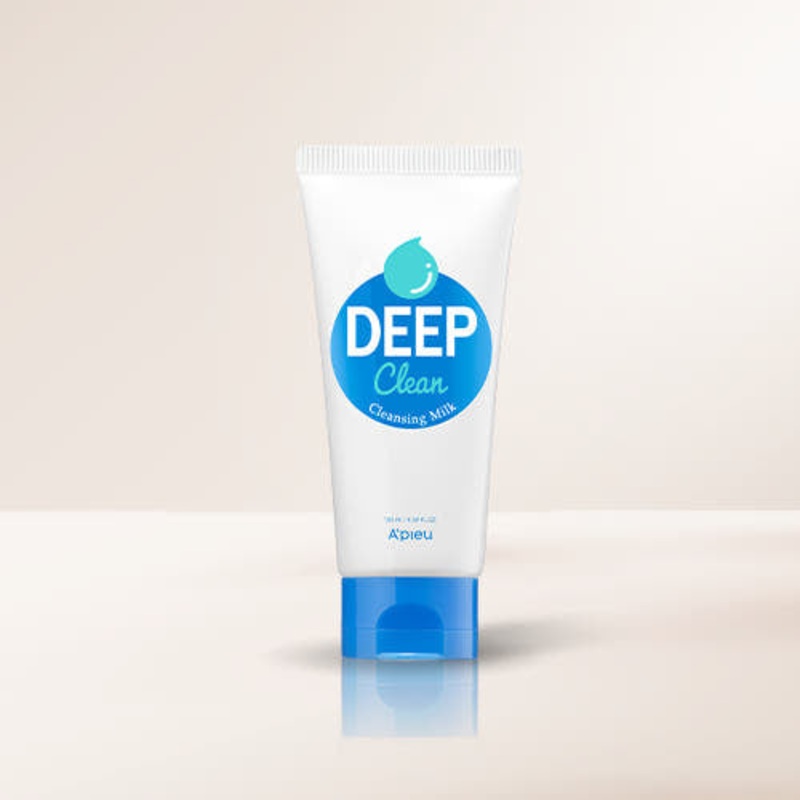 Apieu Deep Clean Cleansing Milk  130ml | Gentle, Hydrating Makeup Remover