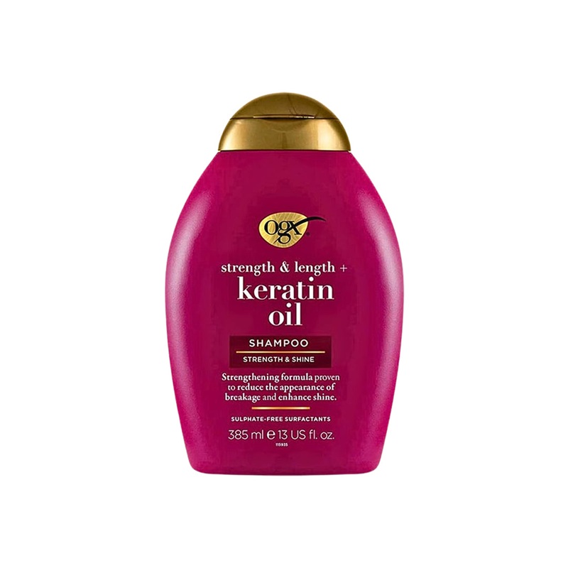 OGX Strength & Length Keratin Oil Shampoo 385ml