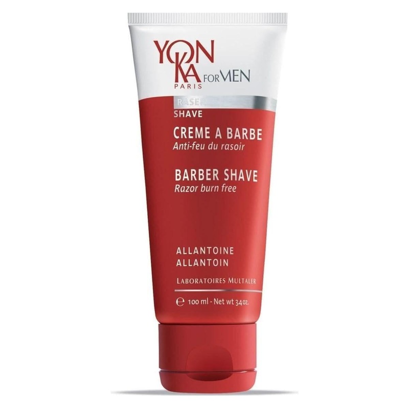 YonKa Paris For Men  Barber Shave  100ml  Soothing Natural Shaving Cream for Sensitive Skin & Coarse Beards