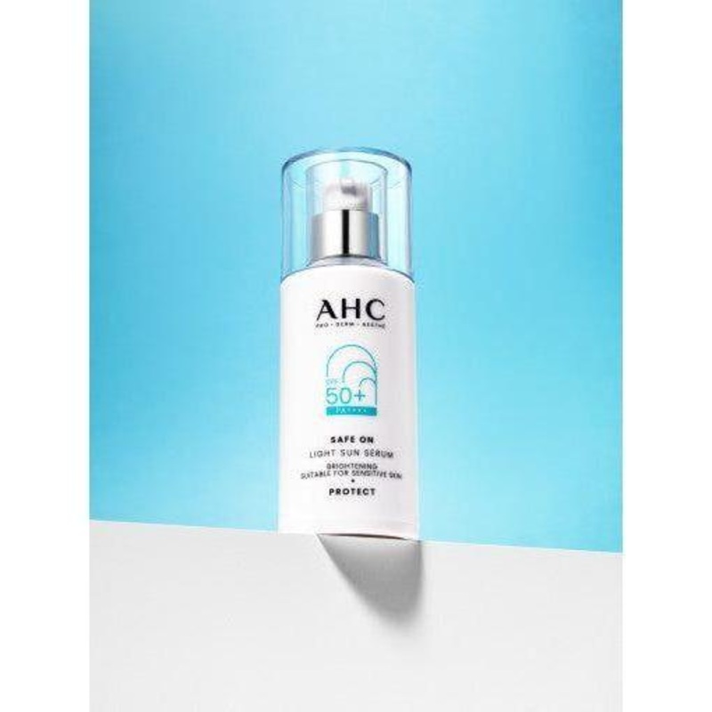 AHC Safe On Light Sun Serum SPF 50+ PA++++ 40ml | Lightweight UV Protection & Hydration