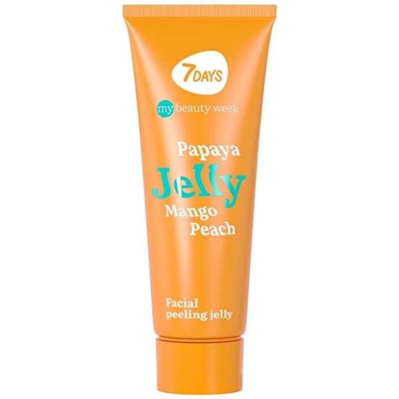 7Days My Beauty Week Glycolic & Lactic Acid Jelly Peeling: Gently Exfoliates, Brightens & Improves Skin Texture – Fruit Enzyme Facial Exfoliator