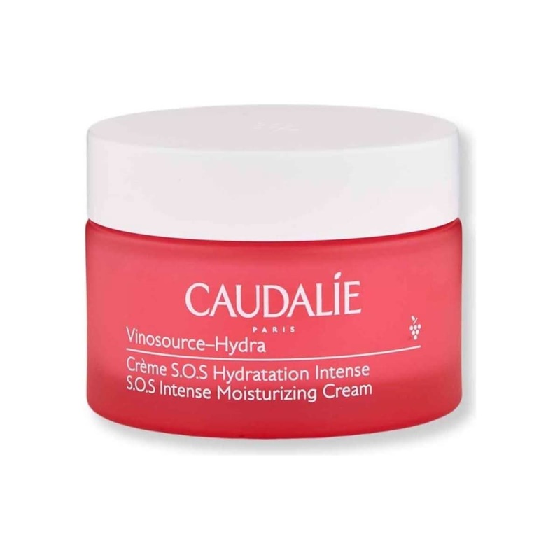 Caudalie Vinosource-Hydra SOS Intense Moisturizing Cream  50ml | Deep Hydration & Skin Barrier Repair