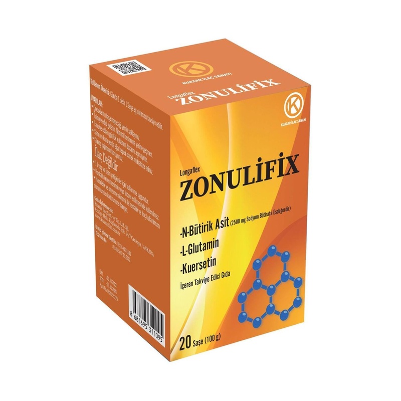 Zonulifix: N-Butyric Acid, L-Glutamine, & Quercetin Dietary Supplement – Gut & Digestive Wellness, Immune Function Support – Vitamin D & Zinc Included