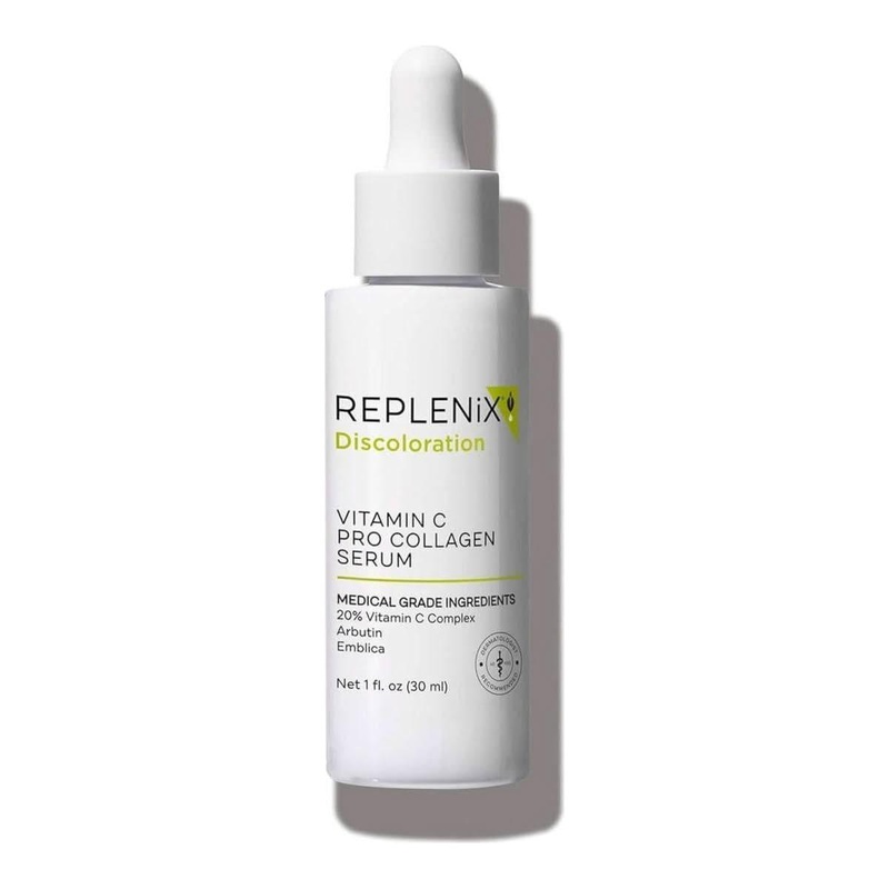 Replenix Citrix Vitamin C Pro-Collagen Brightening Serum  30ml | Advanced Anti-Aging Serum with Peptides, Hyaluronic Acid & Antioxidants